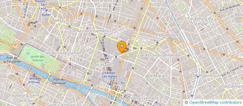 localisation de l'entreprise MXP COORDINATION  PARIS