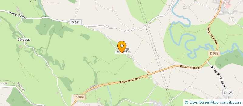 localisation de l'entreprise MXP DISTRIBUTION  BOZOULS