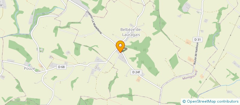 localisation de l'entreprise MXR DEVELOPPEMENT  BELBEZE-DE-LAURAGAIS