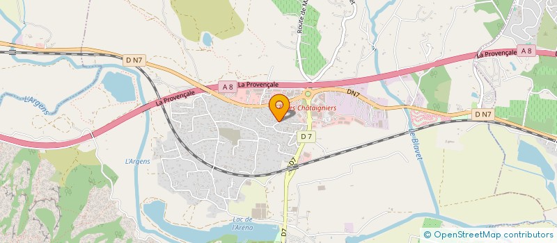 localisation de l'entreprise MXVET  ROQUEBRUNE-SUR-ARGENS