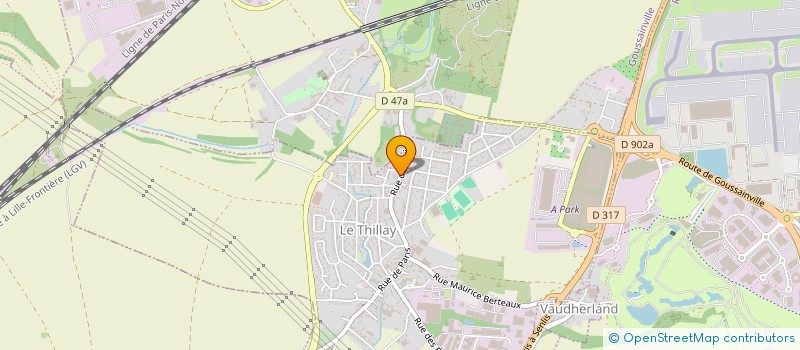 localisation de l'entreprise MY  LE THILLAY