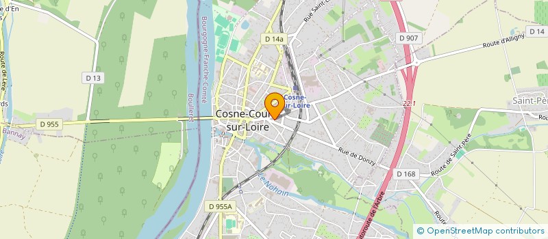 localisation de l'entreprise MY à COSNE-COURS-SUR-LOIRE