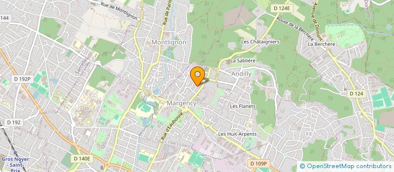 localisation de l'entreprise MY ADMIN  MARGENCY