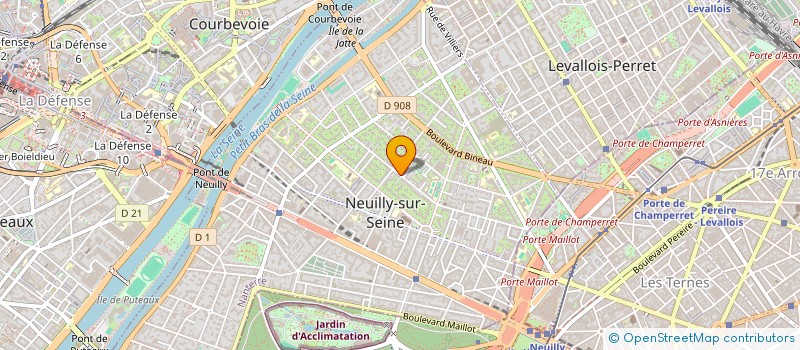 localisation de l'entreprise MY AGENCY à NEUILLY-SUR-SEINE