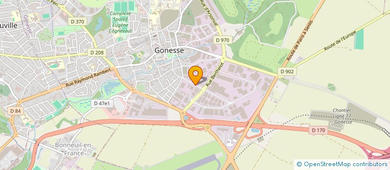 localisation de l'entreprise MY AGENCY à GONESSE