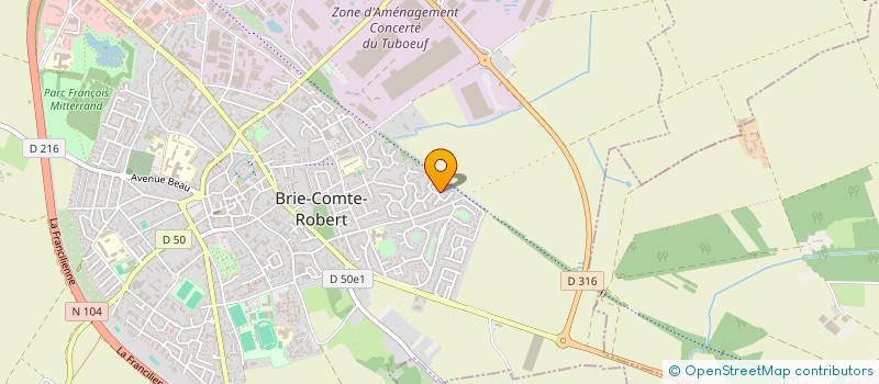 localisation de l'entreprise MY ALTERNANCE  BRIE-COMTE-ROBERT