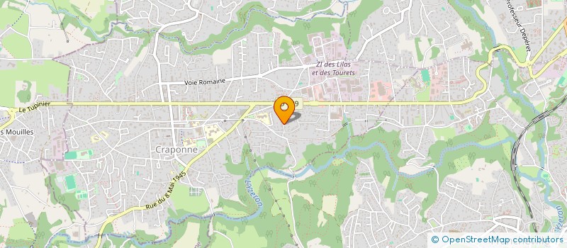 localisation de l'entreprise MY AMH  CRAPONNE
