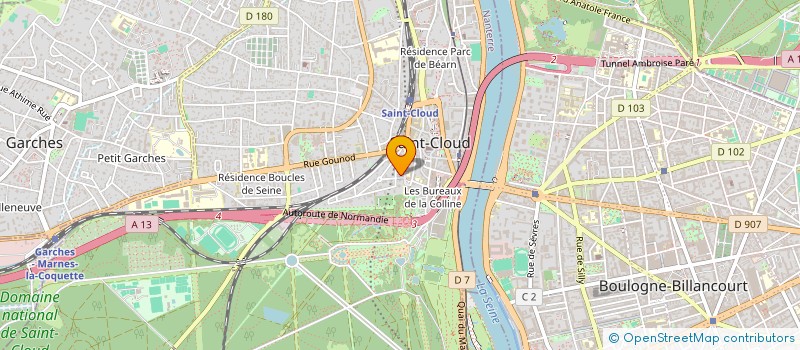 localisation de l'entreprise MY AR MOR à SAINT-CLOUD