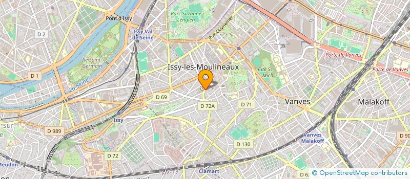 localisation de l'entreprise MY ARTISTIC OFFICE à ISSY-LES-MOULINEAUX