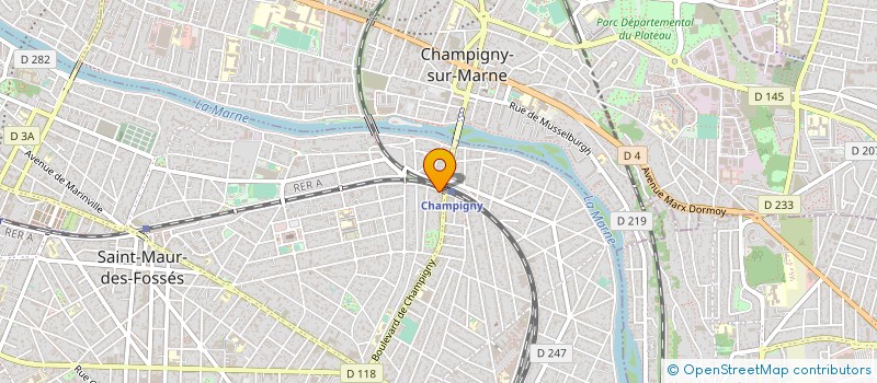 localisation de l'entreprise MY AUTO ECOLE  SAINT-MAUR-DES-FOSSES