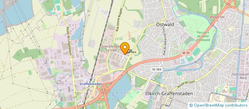 localisation de l'entreprise MY AUTO GARAGE  OSTWALD