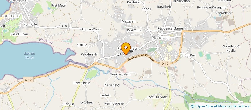 localisation de l'entreprise MY AUTO OCCASION DEPANNAGE  PLOUESCAT