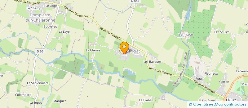 localisation de l'entreprise MY B.E.  L'ABERGEMENT-CLEMENCIAT