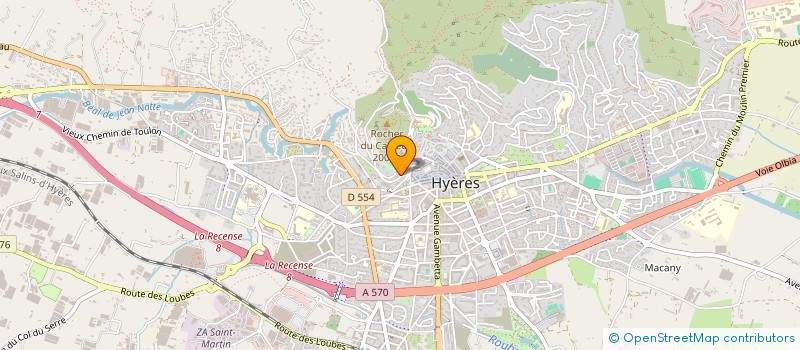 localisation de l'entreprise MY BAG 2  HYERES