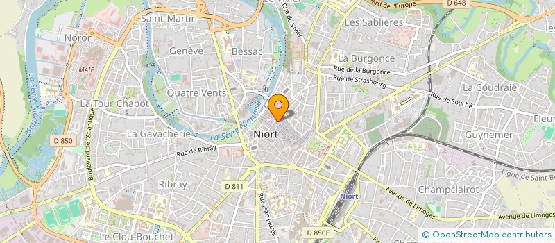 localisation de l'entreprise MY BAGATELLE à NIORT