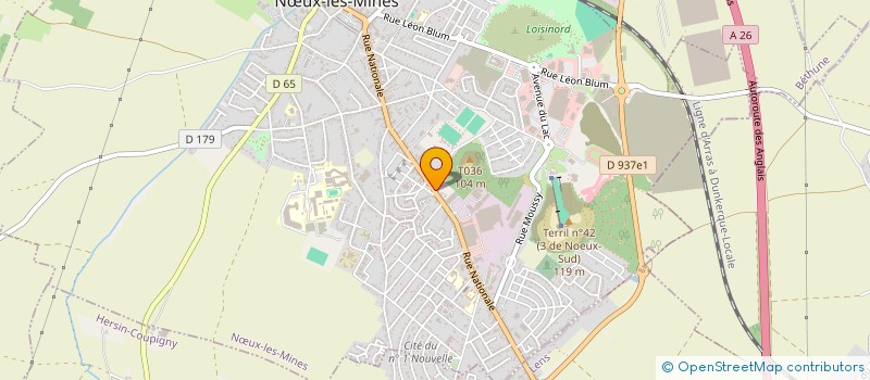 localisation de l'entreprise MY BARBER  NUX-LES-MINES