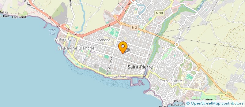 localisation de l'entreprise MY BEAUTY, LOUNGE & SPA à SAINT-PIERRE
