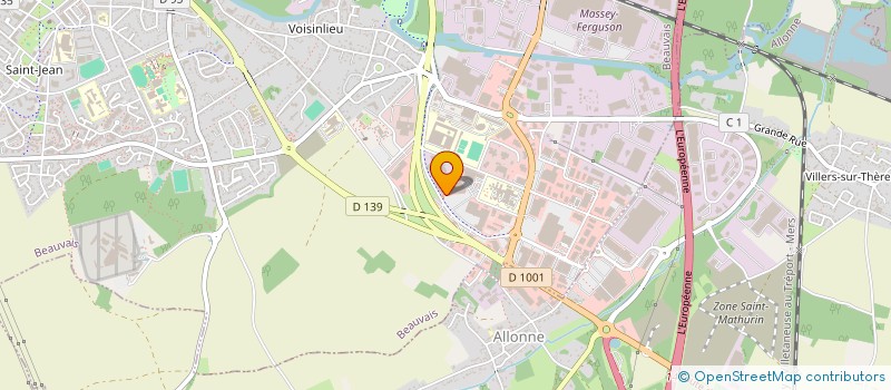 localisation de l'entreprise MY BEERS BVS  BEAUVAIS