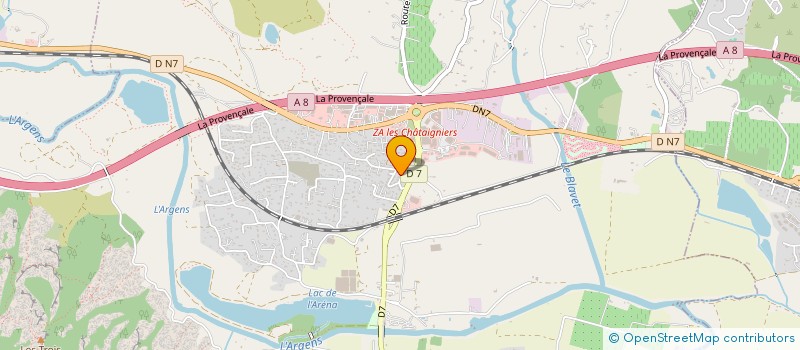 localisation de l'entreprise MY BOX  ROQUEBRUNE-SUR-ARGENS