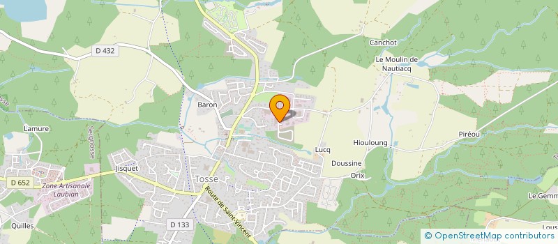 localisation de l'entreprise MY BOX  TOSSE