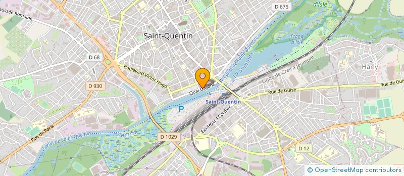 localisation de l'entreprise MY BOX MEAL & COFFEE  SAINT-QUENTIN