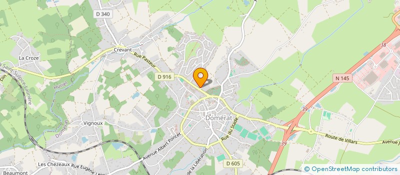 localisation de l'entreprise MY BRAINSTORM à DOMERAT