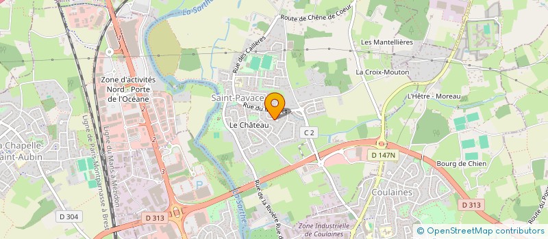 localisation de l'entreprise MY BUDGET PARTNER à SAINT-PAVACE