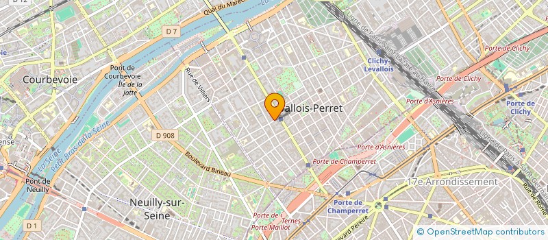 localisation de l'entreprise MY BUSINESS ADDRESS à LEVALLOIS-PERRET