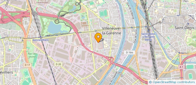 localisation de l'entreprise MY CAB à VILLENEUVE-LA-GARENNE
