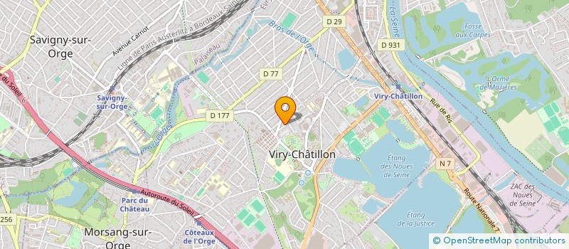 localisation de l'entreprise MY CAN à VIRY-CHATILLON