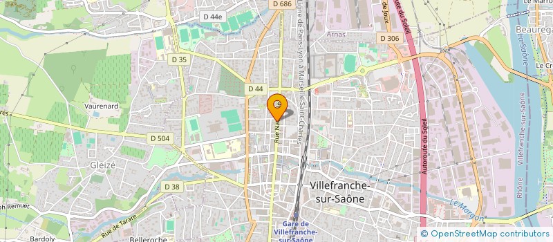 localisation de l'entreprise MY CANDY'Z  VILLEFRANCHE-SUR-SAONE