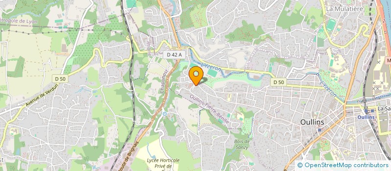 localisation de l'entreprise MY CAR'S DRIVER  OULLINS-PIERRE-BENITE