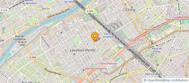 localisation de l'entreprise MY CHAMANGO à LEVALLOIS-PERRET