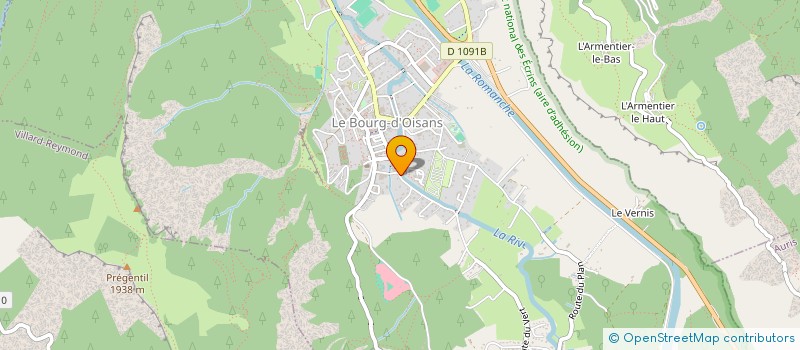 localisation de l'entreprise MY CHARPENTE à LE BOURG-D'OISANS