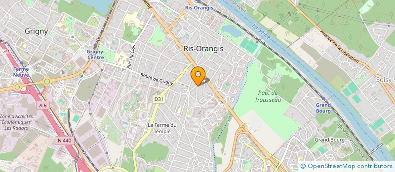 localisation de l'entreprise MY CHAUFFEUR à RIS-ORANGIS