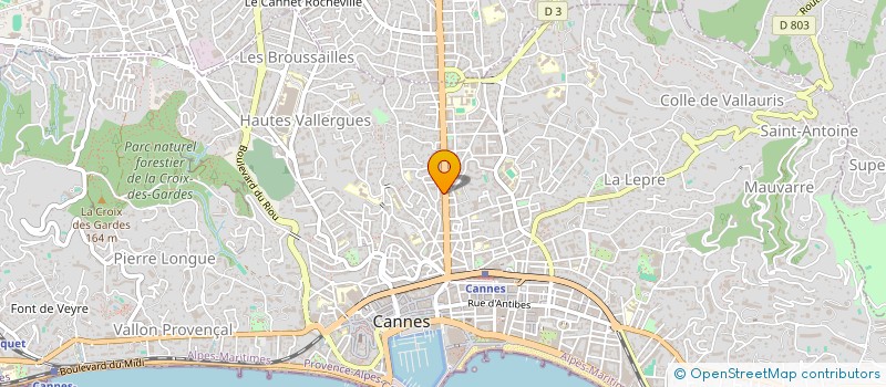 localisation de l'entreprise MY CISEAUX D'OR à CANNES