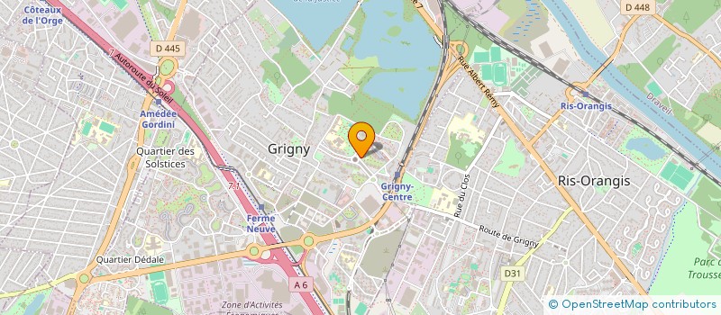 localisation de l'entreprise MY CITY à GRIGNY