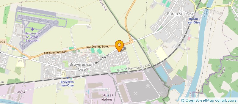 localisation de l'entreprise MY'CLEAN 95  BRUYERES-SUR-OISE