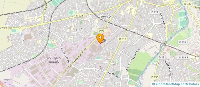 localisation de l'entreprise MY&CO à LUCE