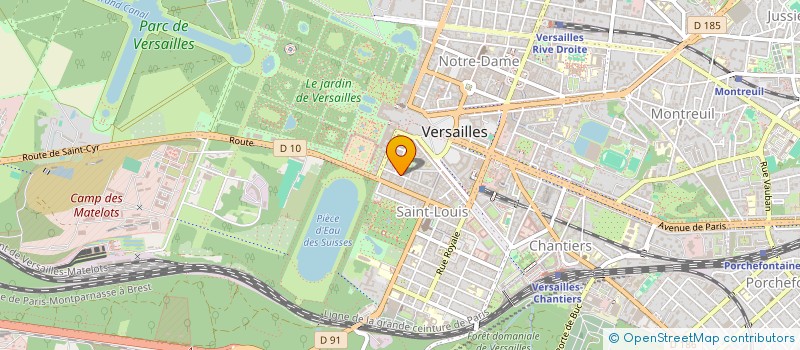 localisation de l'entreprise MY CO ENTREPRISE  VERSAILLES