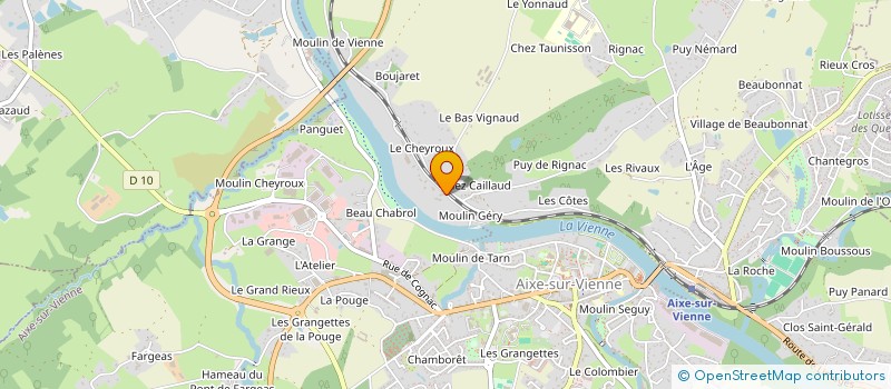 localisation de l'entreprise MY CONFORT HABITAT  AIXE-SUR-VIENNE