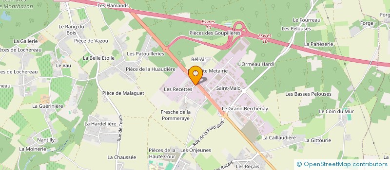 localisation de l'entreprise MY CONTAINER  ESVRES