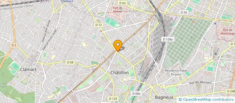 localisation de l'entreprise MY CORETECHS à CHATILLON