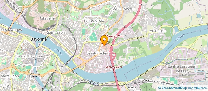 localisation de l'entreprise MY COSMETIC CENTER BAB  BAYONNE