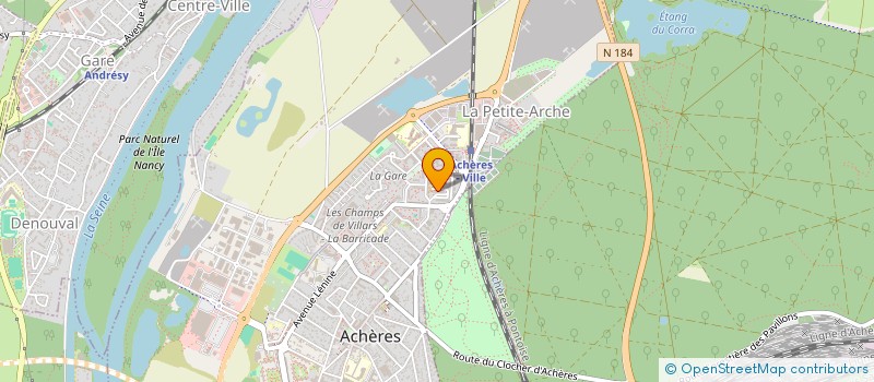 localisation de l'entreprise MY COURONNE à ACHERES
