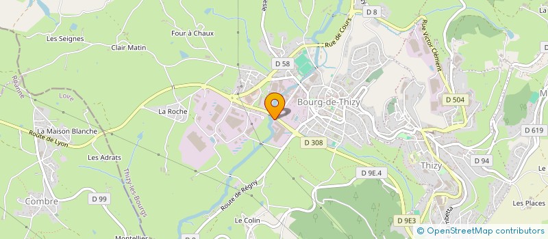 localisation de l'entreprise MY COURTAGE ASSURANCES  THIZY-LES-BOURGS