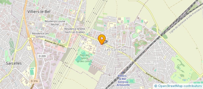 localisation de l'entreprise MY CUISINE POUR TOUS  VILLIERS-LE-BEL