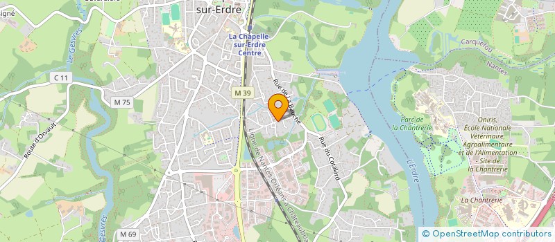 localisation de l'entreprise MY DANCE FOR  LA CHAPELLE-SUR-ERDRE