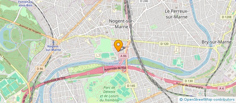 localisation de l'entreprise MY DEAR PARIS  NOGENT SUR MARNE