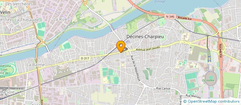 localisation de l'entreprise MY DESTOCK à DECINES-CHARPIEU